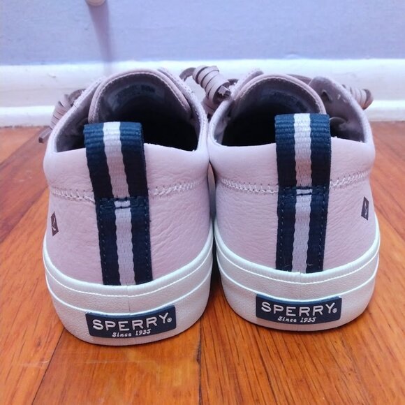 SPERRY Top Sider Crest Vibe Slip On Boat Shoes 9.5W Rose Pink Washable Suede NEW - Picture 7 of 10